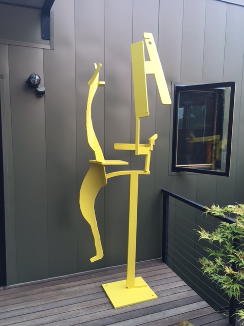 Yellow Sculpture Jeff Whyman artist